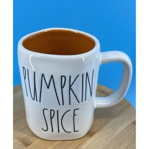 Rae Dunn - Magenta Artisan Collection Pumpkin Spice with Heart - Orange inside